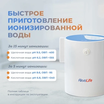 Купить ионизатор воды Akvalife Mini